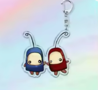 HIT ME HARD AND SOFT STAR Keychains Accessories Bag