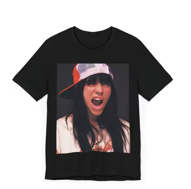 Billie Eilish - Short Sleeve Cotton Tees Billie Eilish TShirt Unisex Clothing