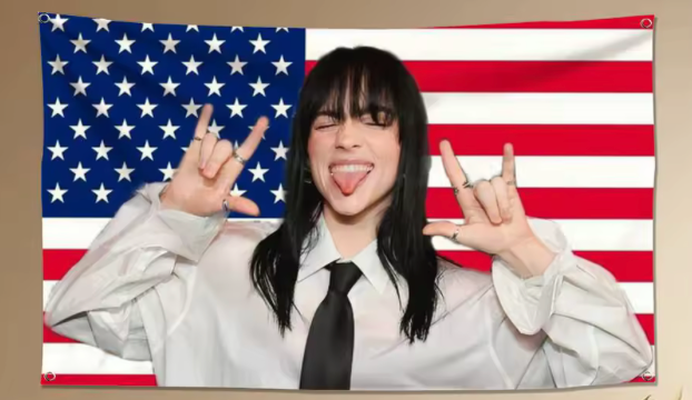 Billie Eilish American Flag
